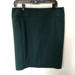 Pine Green Pencil Skirt